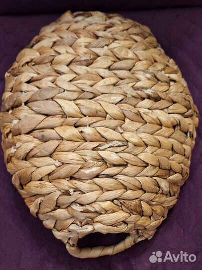 Хлебница/фруктовница плетеная