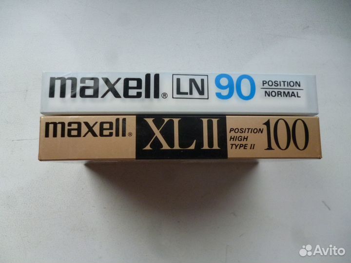 Аудиокассеты Maxell LN 90 Maxell XL II 100