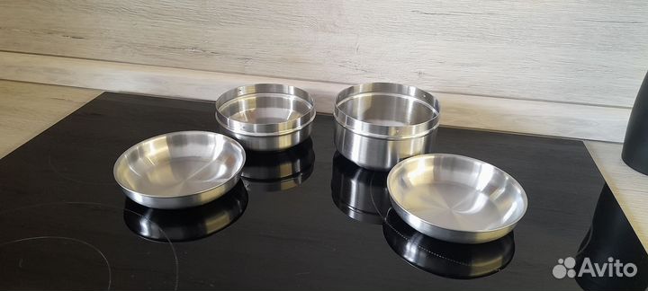 Контейнер нержавеющая сталь 2 шт IKEA