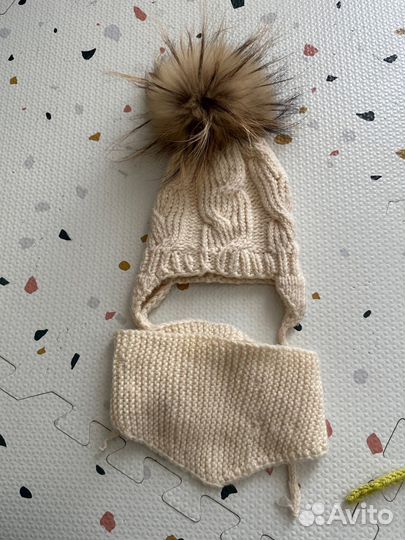 Шапка вязанная зимняя