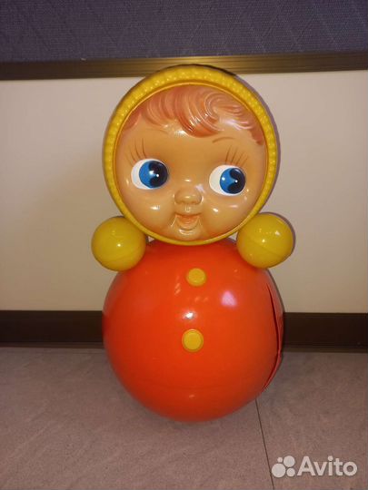 Большая неваляшка целлулоид СССР