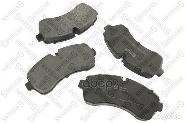 1254 000B-SX колодки дисковые передние MB Spri