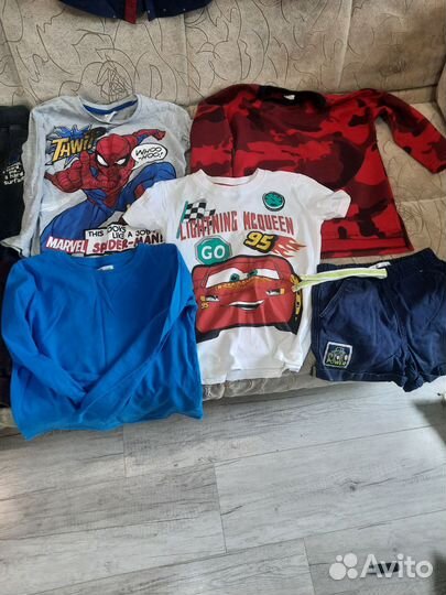 Детские вещи на мальчика пакетом 104-116