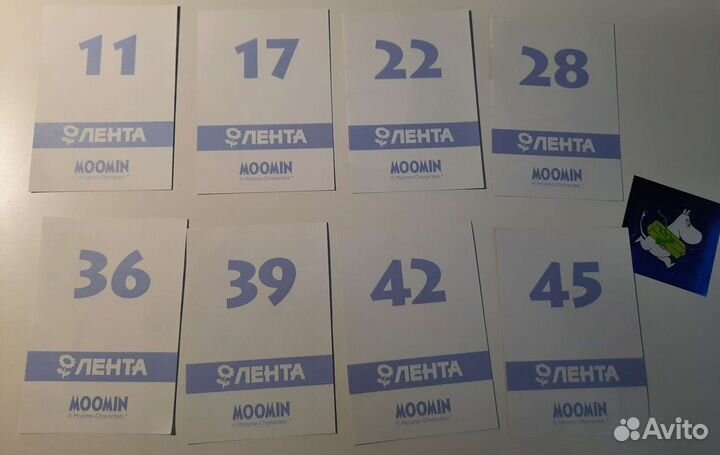 Наклейки Муми-троли лента moomin