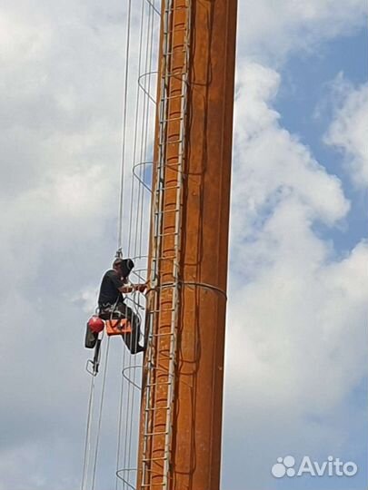 Промышленный альпинист, высотник, высотные работы