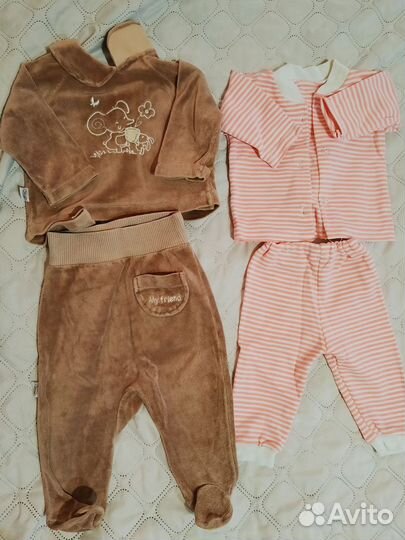 Детские вещи для девочки 62, 68, 74 см