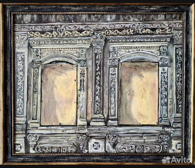 Картина маслом, холст/картон, натюрморт