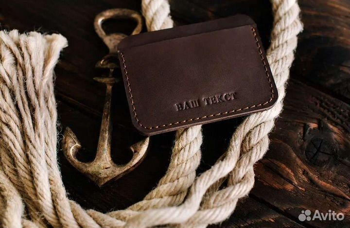 Кожаный блокнот А6 с мягким переплетом