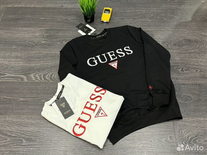 Свитшот guess вышивка