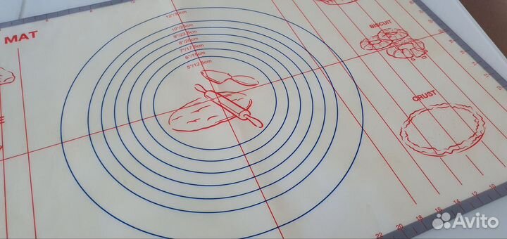 Силиконовый коврик для выпечки