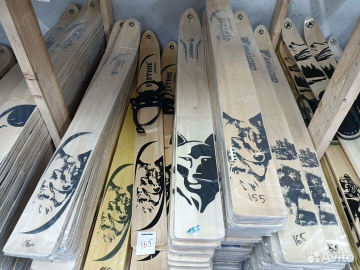 Комплект креплений для лыж брезент, с пяткой