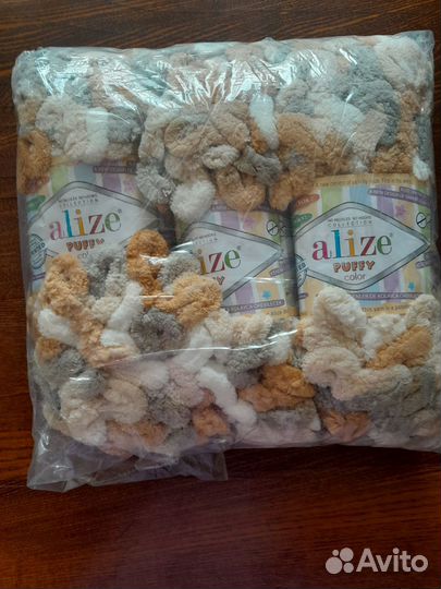 Пряжа для вязания alize puffy