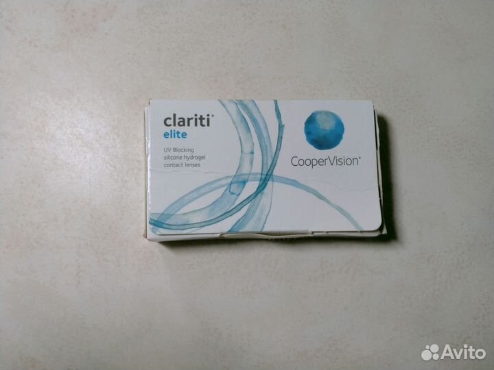 Линзы контактные гидрогелевые Clariti Elite