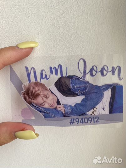 BTS пин цветы Намджун от btshertz pin RM