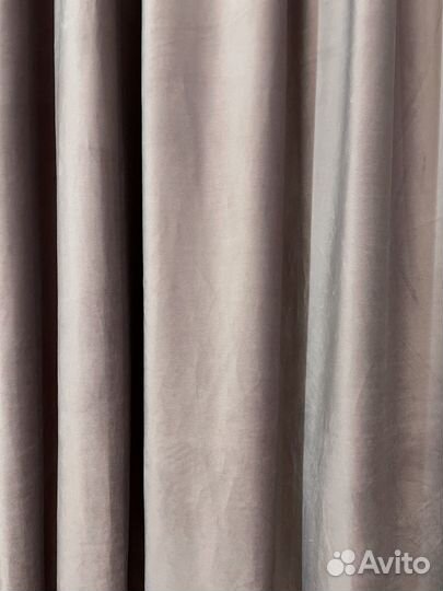 Шторы бархат комплект новые сиреневый