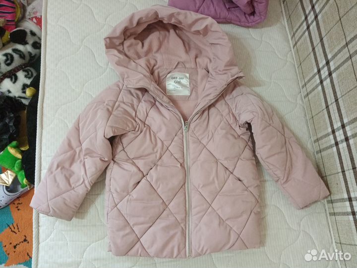 Куртка и полукомбинезон для девочки зима 110-116