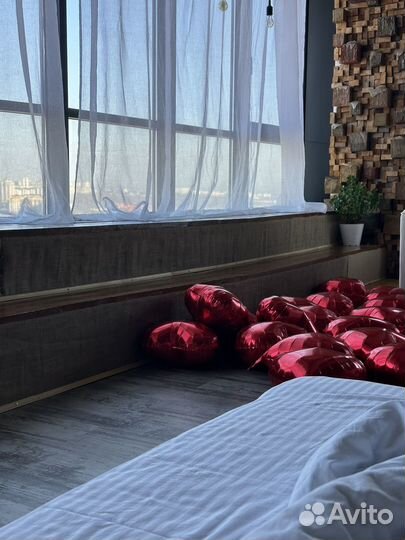 Воздушные шары в виде сердца