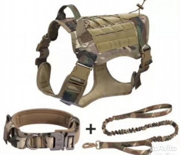 Тактический жилет-шлейка для собак