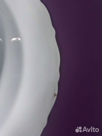 Тарелка с веткой яблони