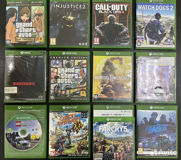 Игры (диски) на Xbox One (Series) S/X (хор.сост.)