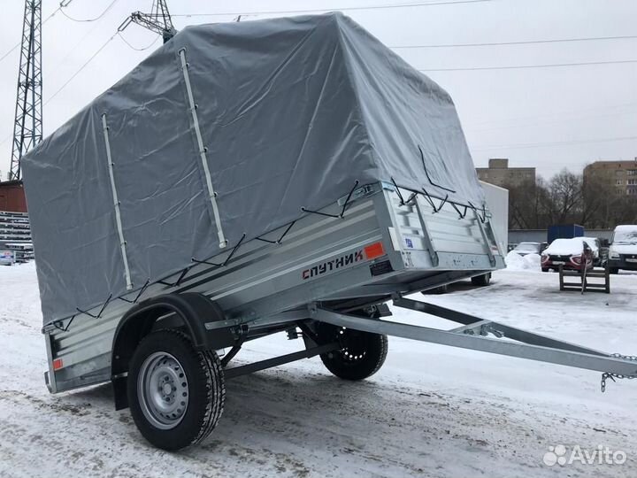 Прицеп легковой для квадрика 2.6х1.5 с тент Аэро