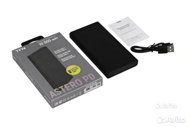 Новый повербанк TFN 10000mAh в коробке Astero PD