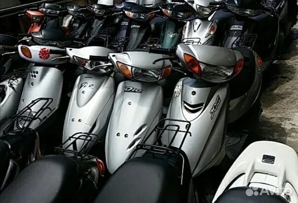 Скутера с Японии, без Пробега