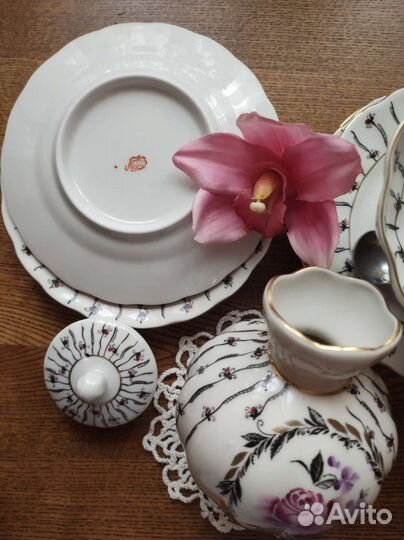 Фарфор лфз красная печать