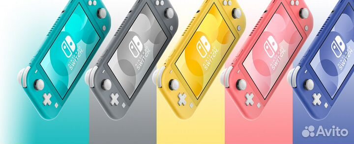 Nintendo Switch lite прошитая с играми