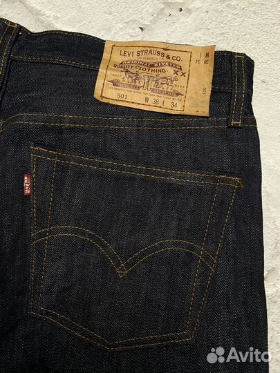 Джинсы Levis 501 Made in USA selvedge оригинал