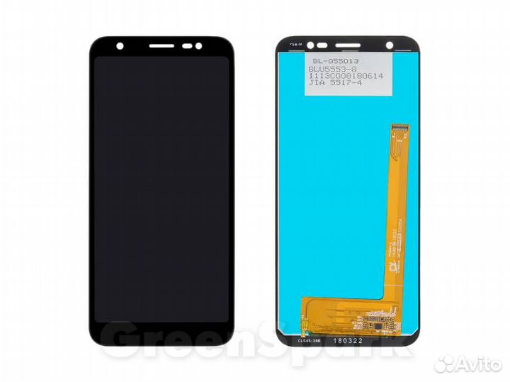 Дисплей для BQ BQ-5512L Strike Forward +тач черны