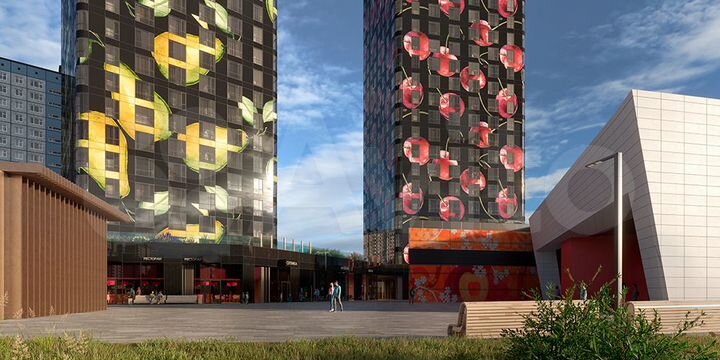 2-к. квартира, 45,8 м², 9/28 эт.