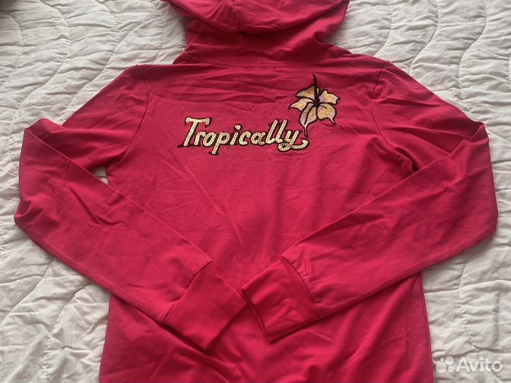 Толстовка с капюшоном на молнии подростковая