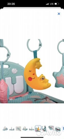 Развивающий коврик BabyGo с пианино