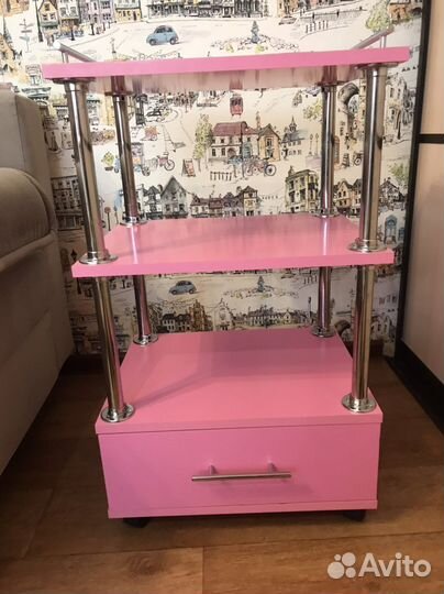 Тумба этажерка с 1 ящиком косметологическая