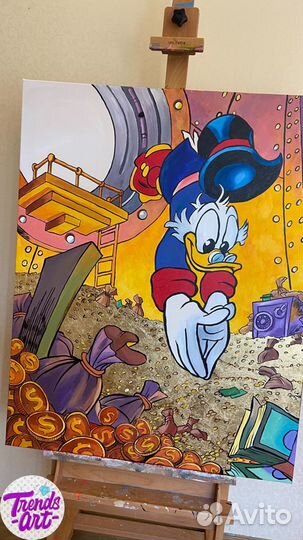 Яркие картины Микки Мини Маус поп стрит арт купить