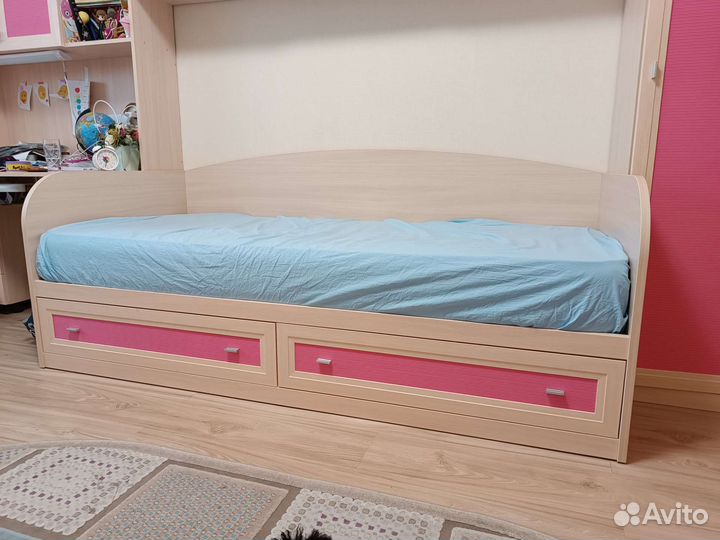 Детская кровать с матрасом бу