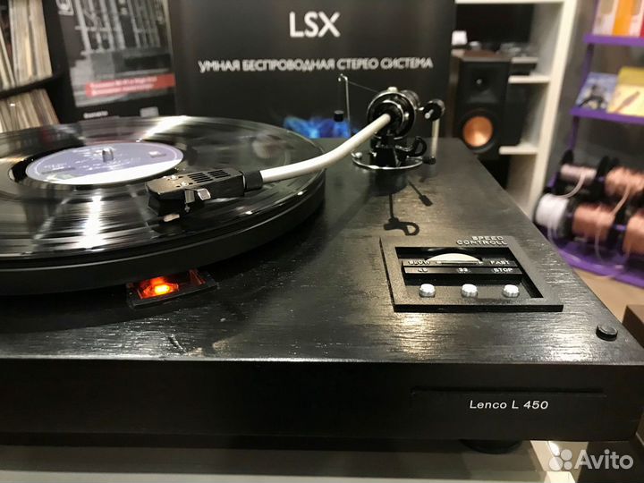 Виниловый проигрыватель Lenco L-450, винтаж