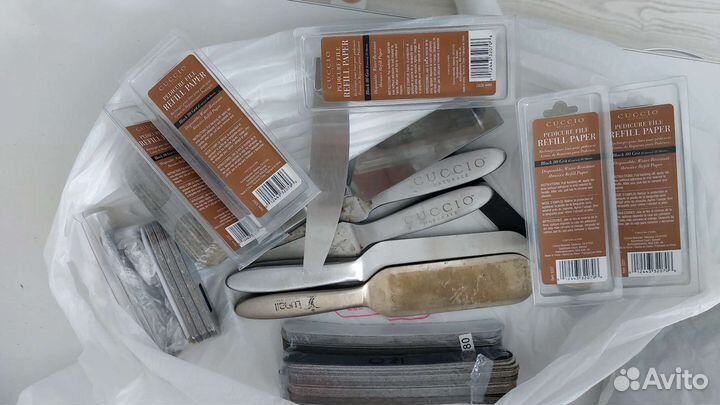 Основы и сменные файлы для педикюра