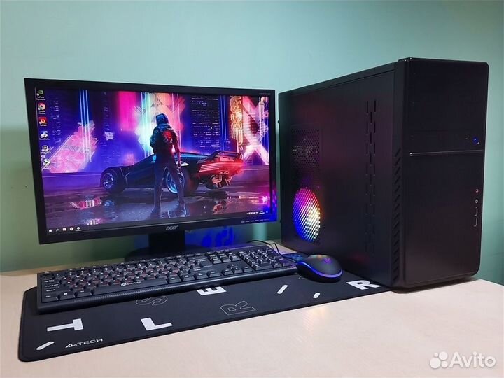 Игровой пк Intel i5 / GTX 1050ti 4gb / С Монитором