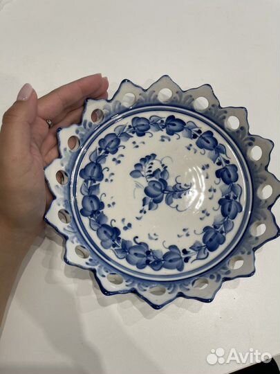 Фарфоровая посуда гжель