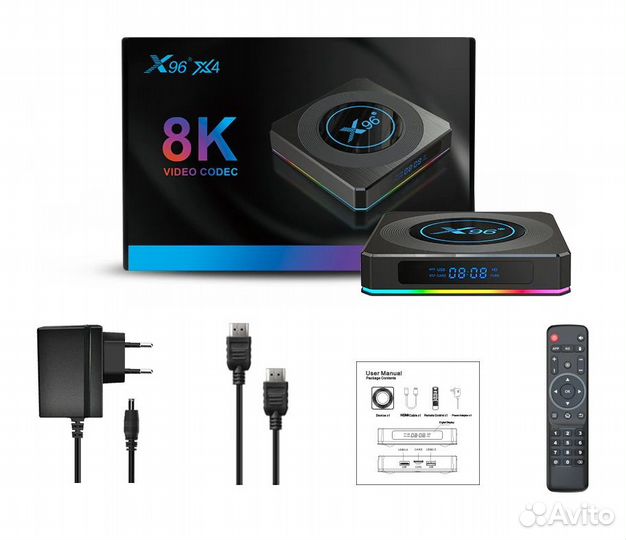 Приставка X96 X4 S905X4 + прошивка ATV11