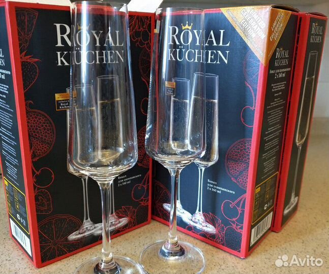 Бокалы для шампанского Royal Kuchen. Магнит