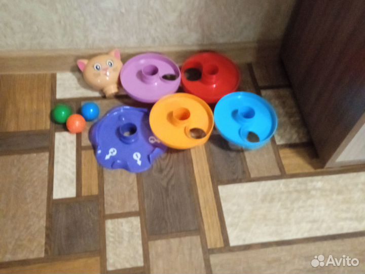 Деревянная пирамидка спиральная