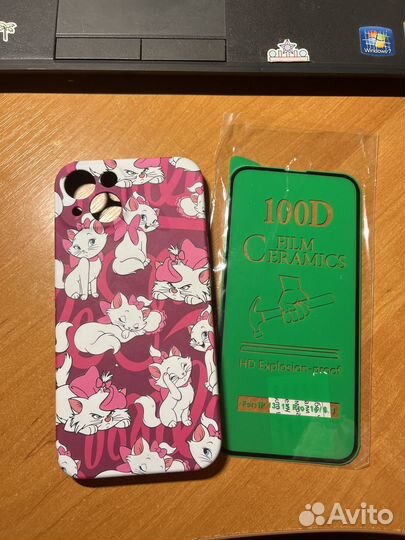 Чехол на iPhone 13 и пленка