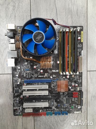 Материнская плата 4 ядра 4гб озу