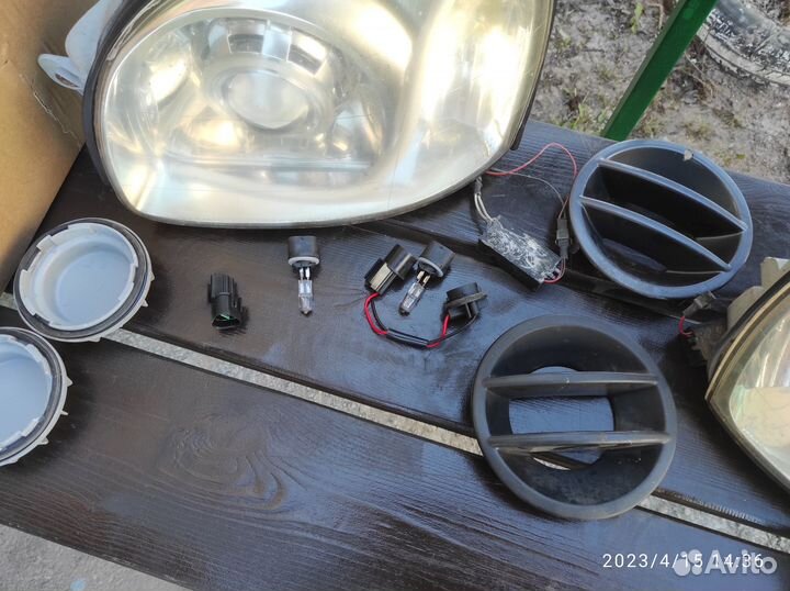 Фары на Санта Фе