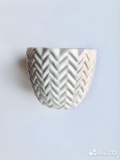 Керамический цветочный горшок, р. 12х10,5 см