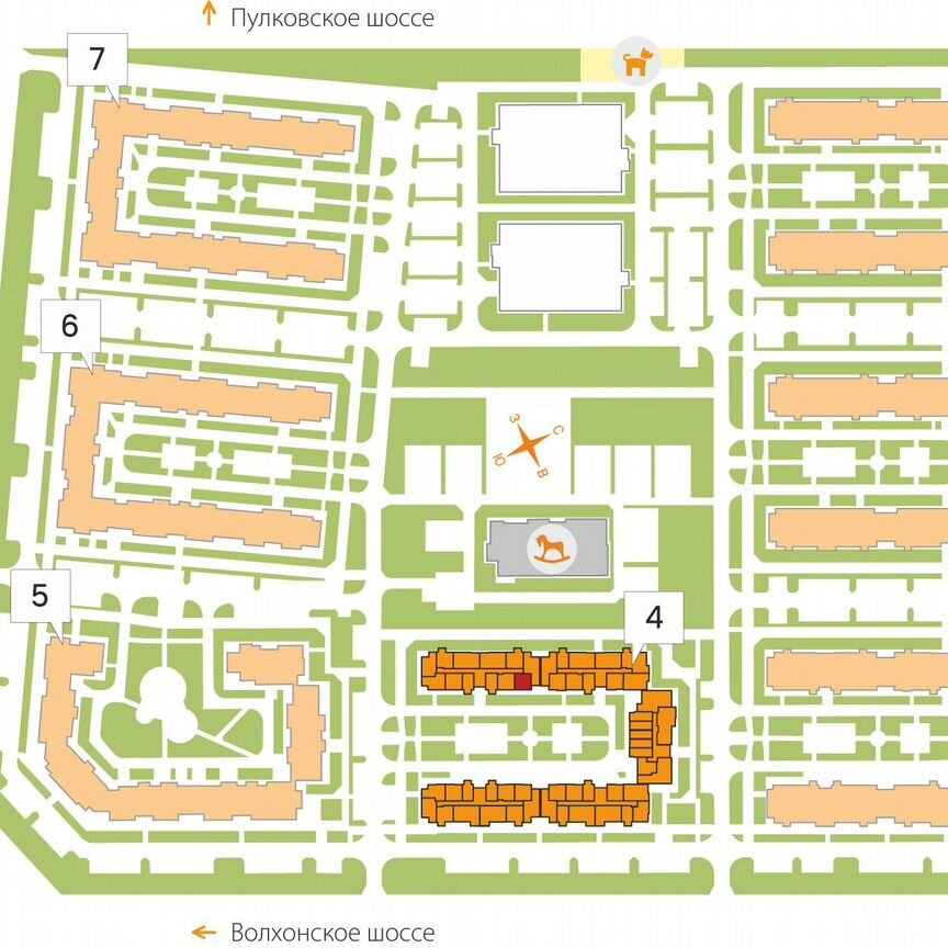 1-к. квартира, 34,9 м², 4/5 эт.