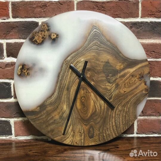 Часы из эпоксидной смолы, часы из слэба